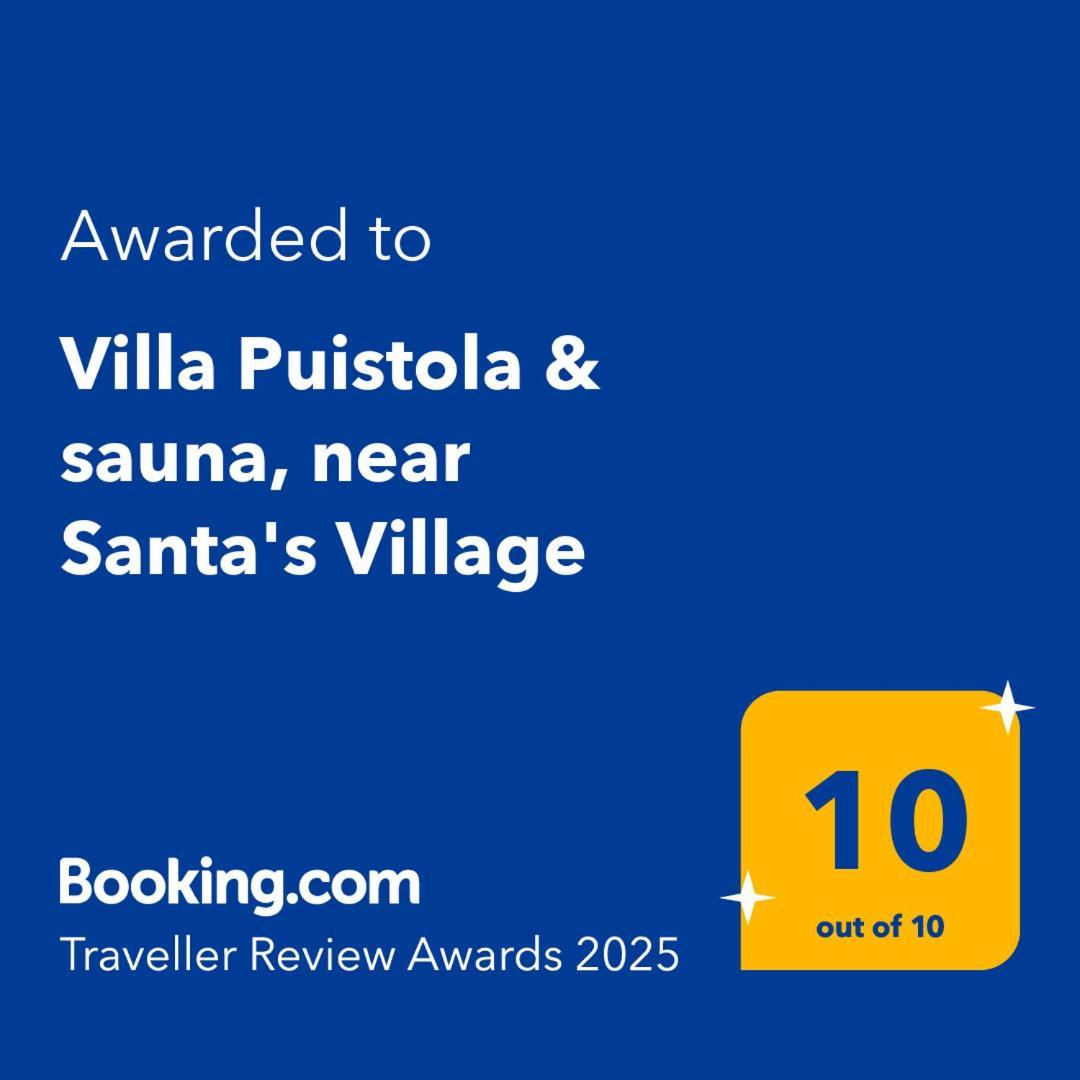 Villa Puistola & Sauna, Near Santa'S Village Rovaniemi Luaran gambar